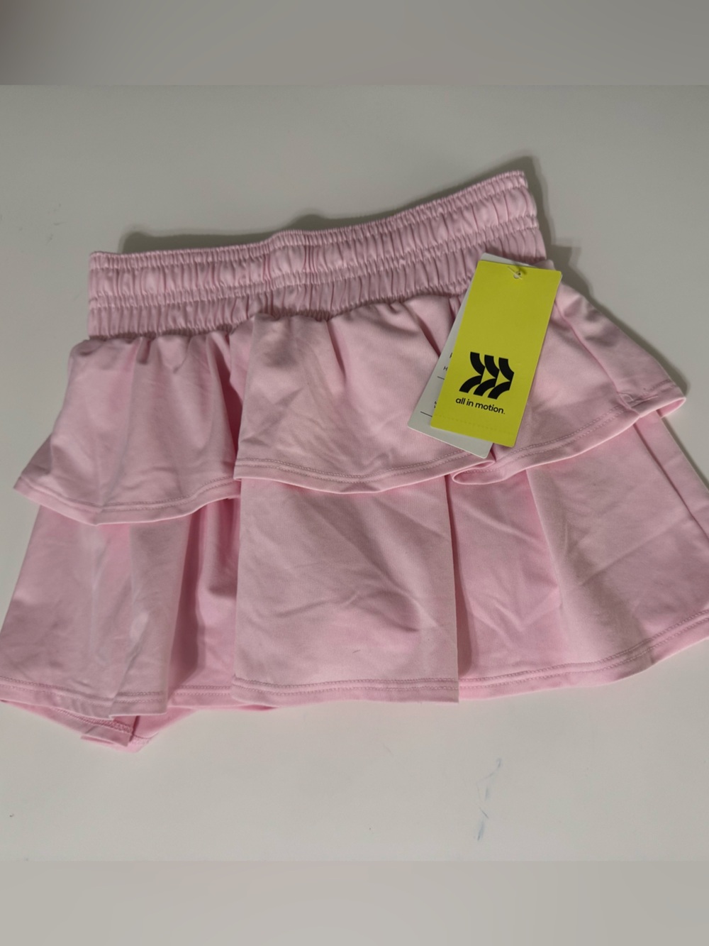 All in Motion Light Pink Layered Skort